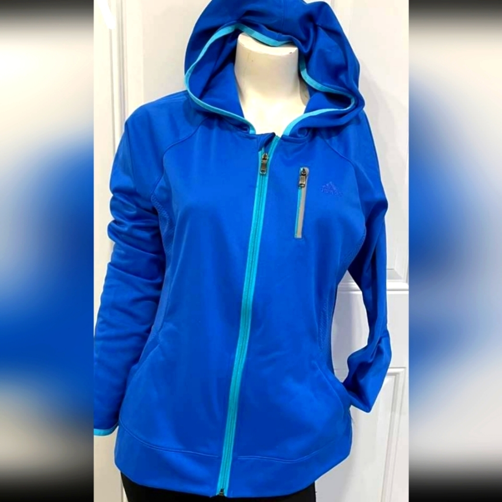 Lot of 2 Women's adidas trainer zip hoodies NEW